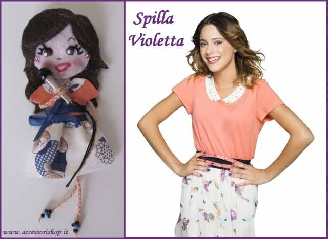 Spilla Violetta